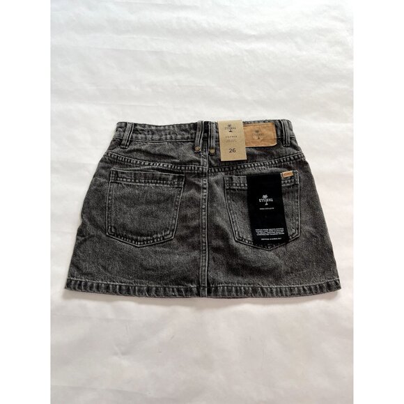 Thrills Sophie Skirt in Asphalt Grey - Picture 4 of 5